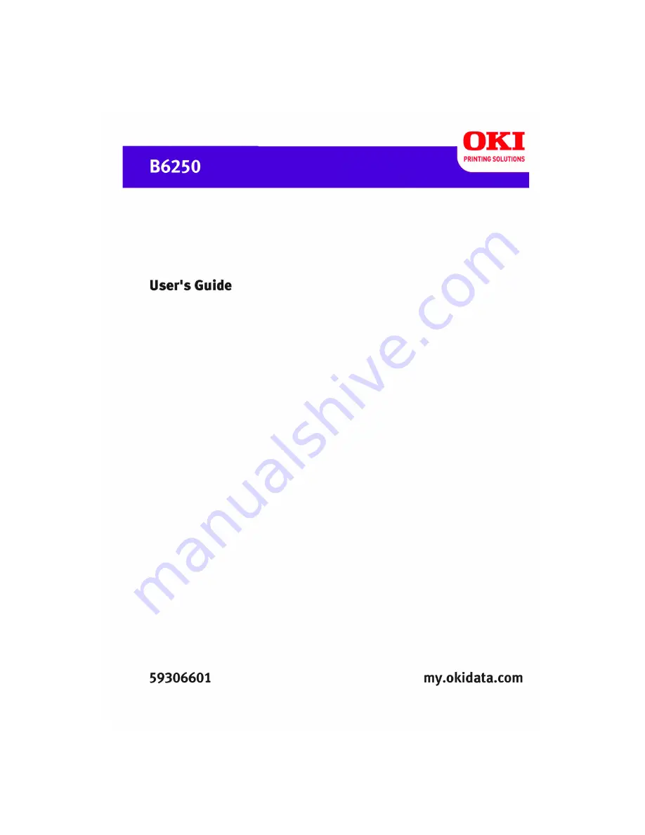 Oki B6250dn User Manual Download Page 1