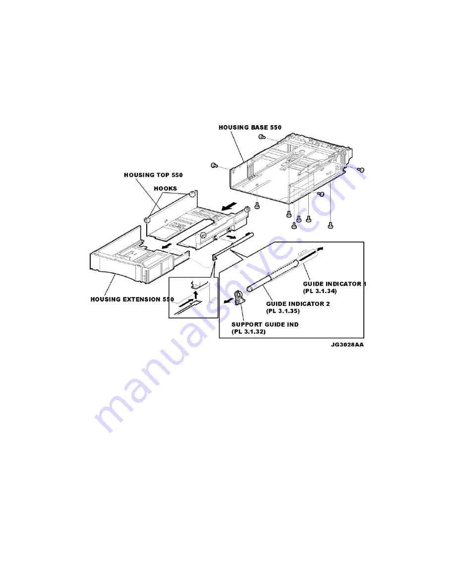 Oki B6500 Series Service Manual Download Page 235