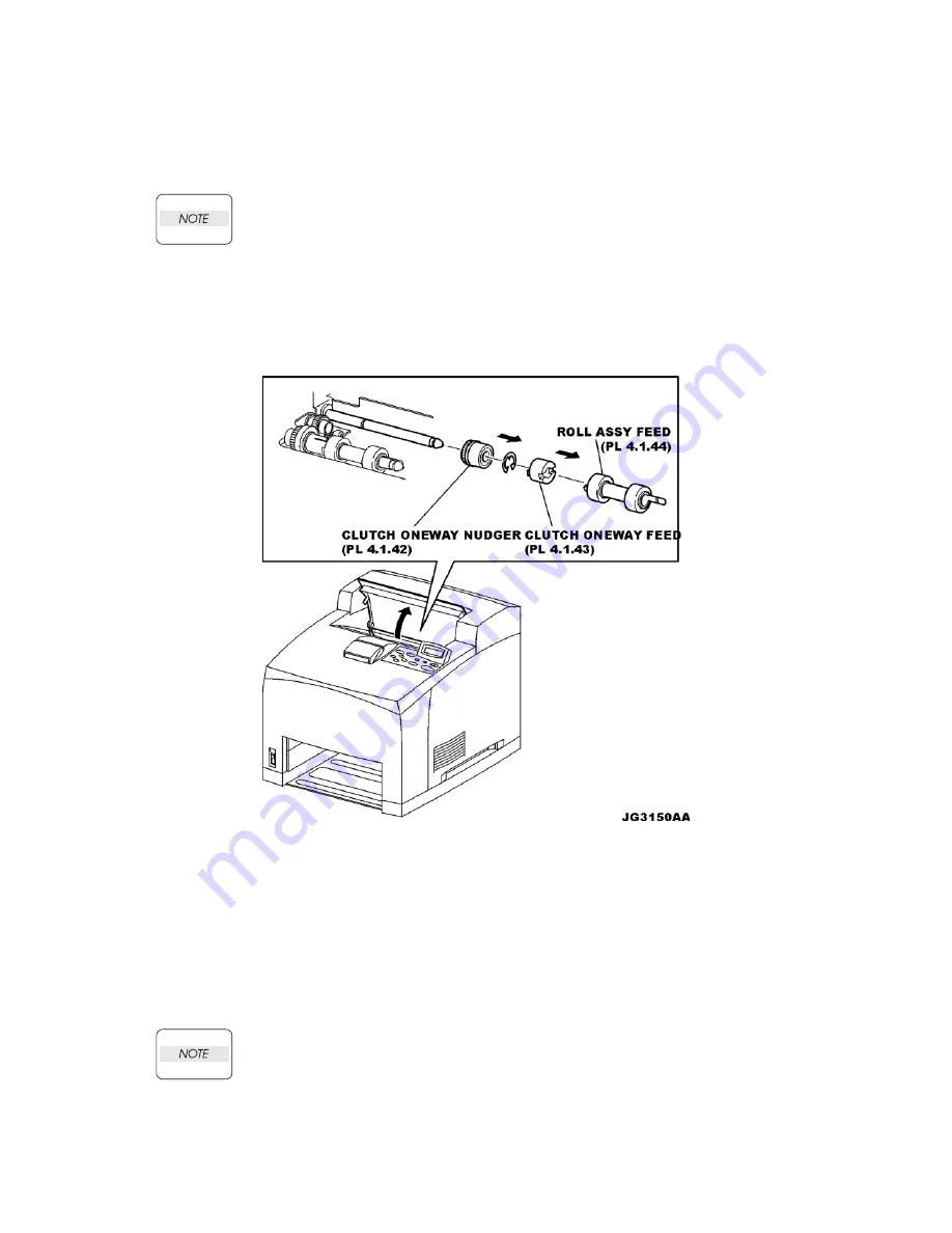 Oki B6500 Series Service Manual Download Page 244