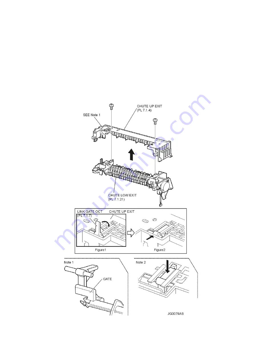 Oki B6500 Series Service Manual Download Page 306