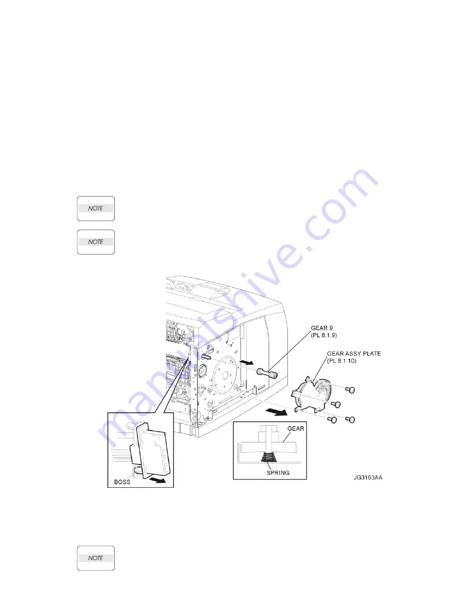 Oki B6500 Series Service Manual Download Page 329