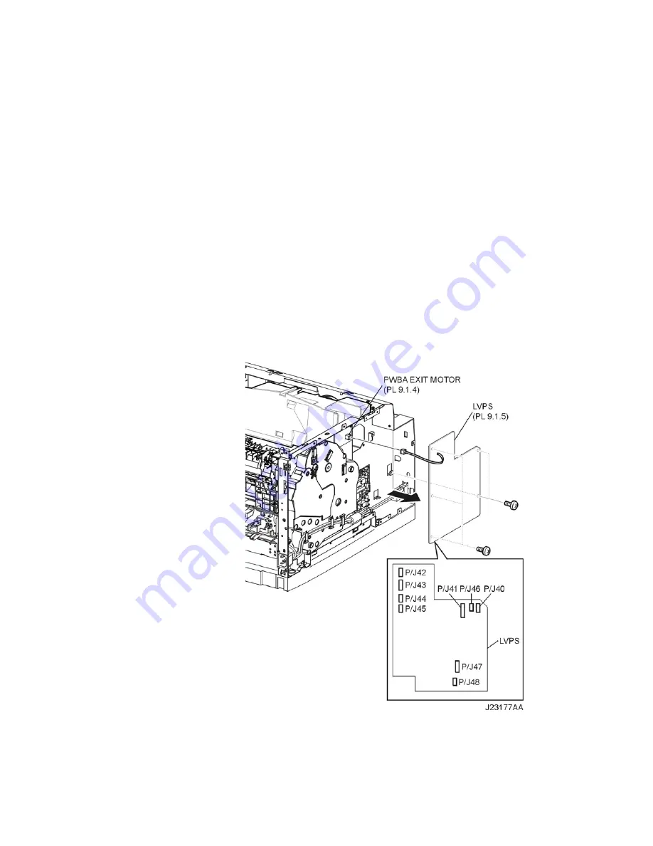 Oki B6500 Series Service Manual Download Page 334