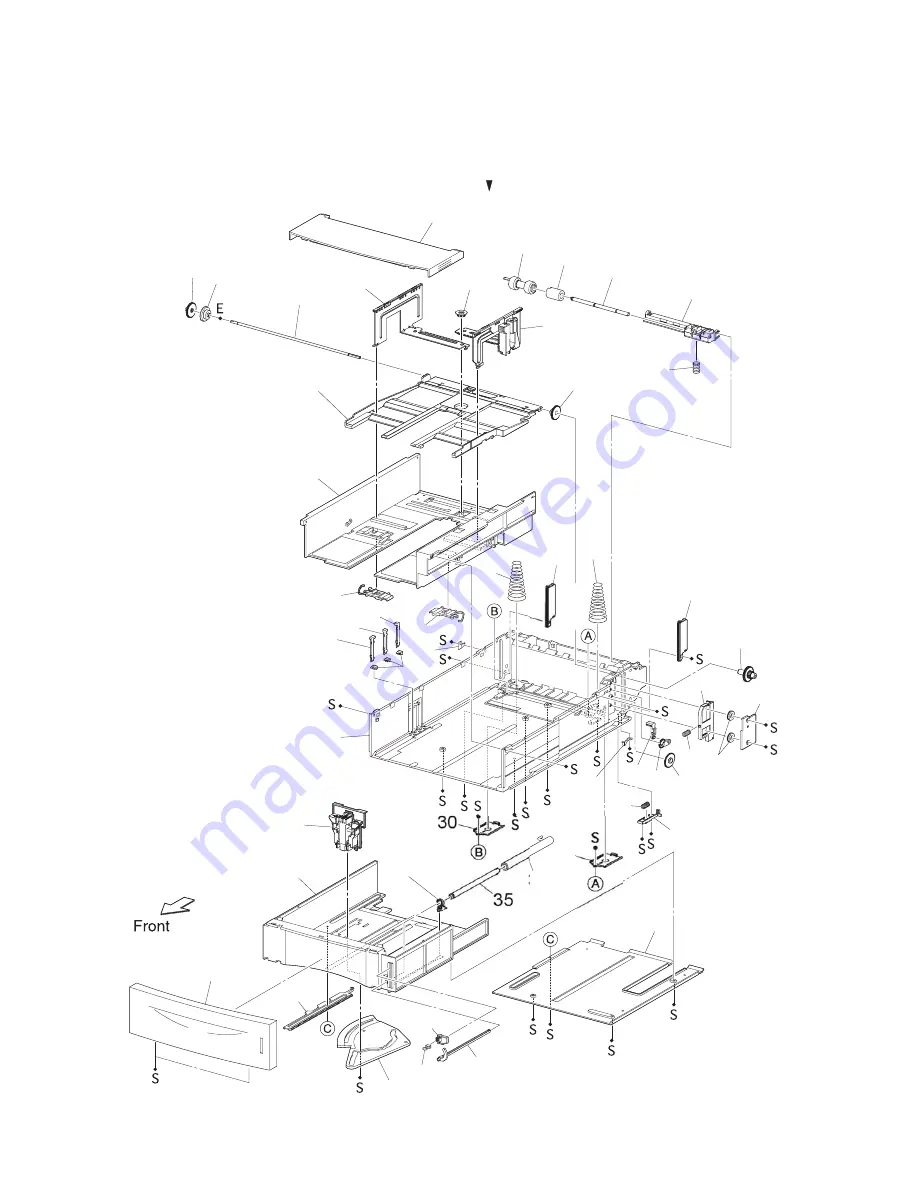 Oki B6500 Series Service Manual Download Page 476