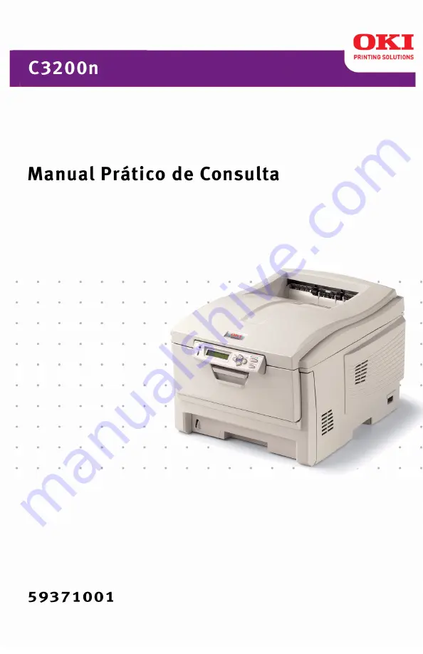 Oki C3200n Manual Prático De Consulta Download Page 1