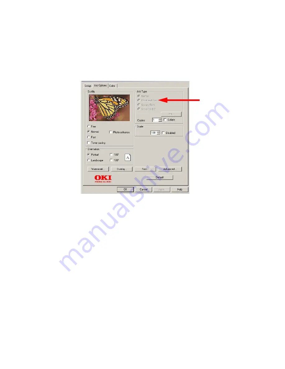 Oki C5400 Series Manual Download Page 224