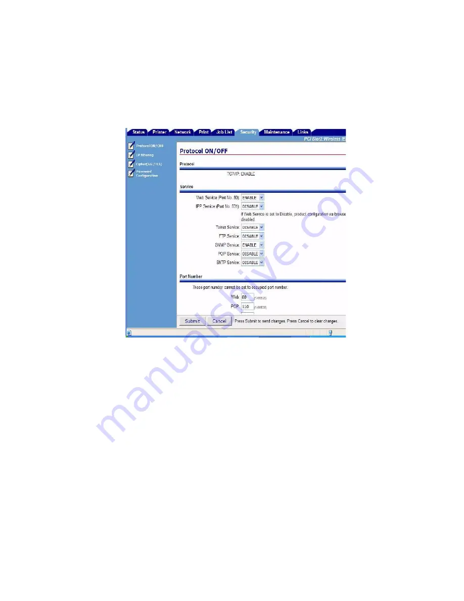 Oki C9600hdn Network And Configuration Manual Download Page 158