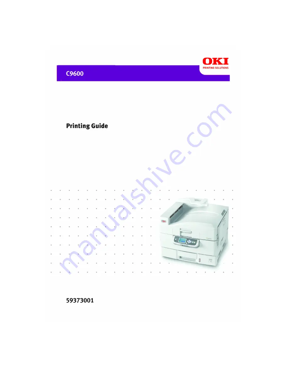 Oki C9600hdn Printing Manual Download Page 1