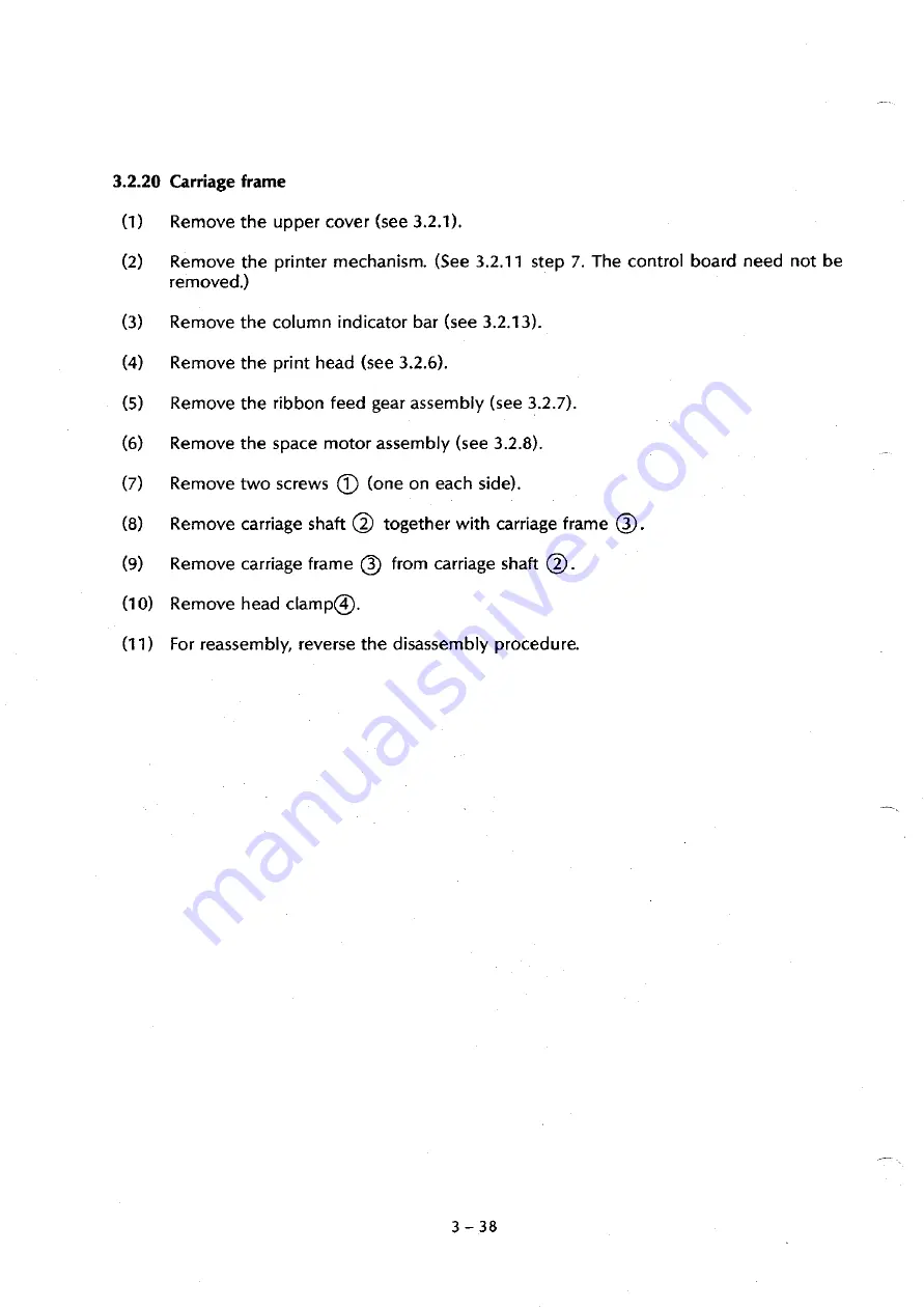 Oki Microline 182 Maintenance Manual Download Page 52