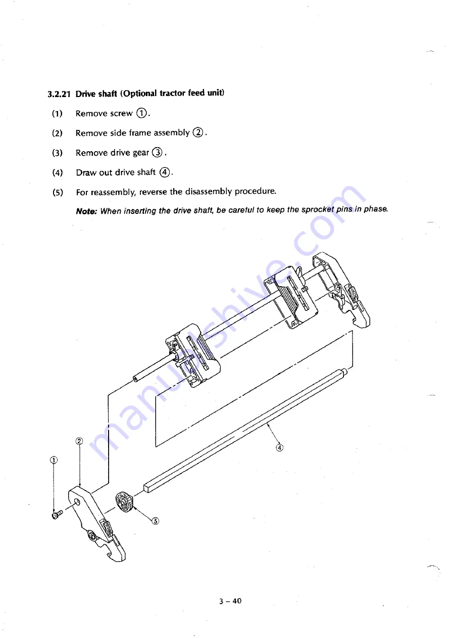 Oki Microline 182 Maintenance Manual Download Page 54