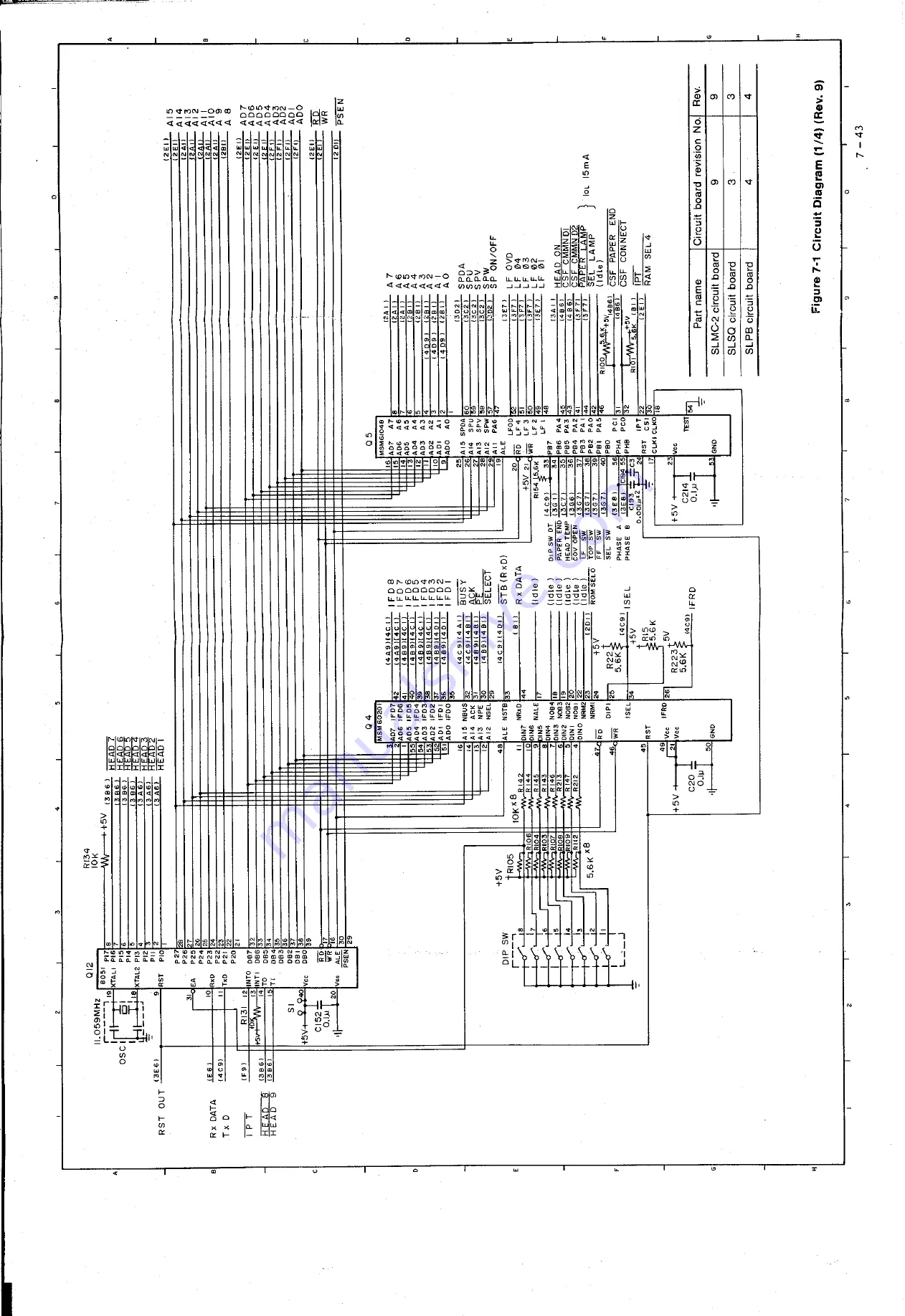 Oki Microline 182 Maintenance Manual Download Page 111