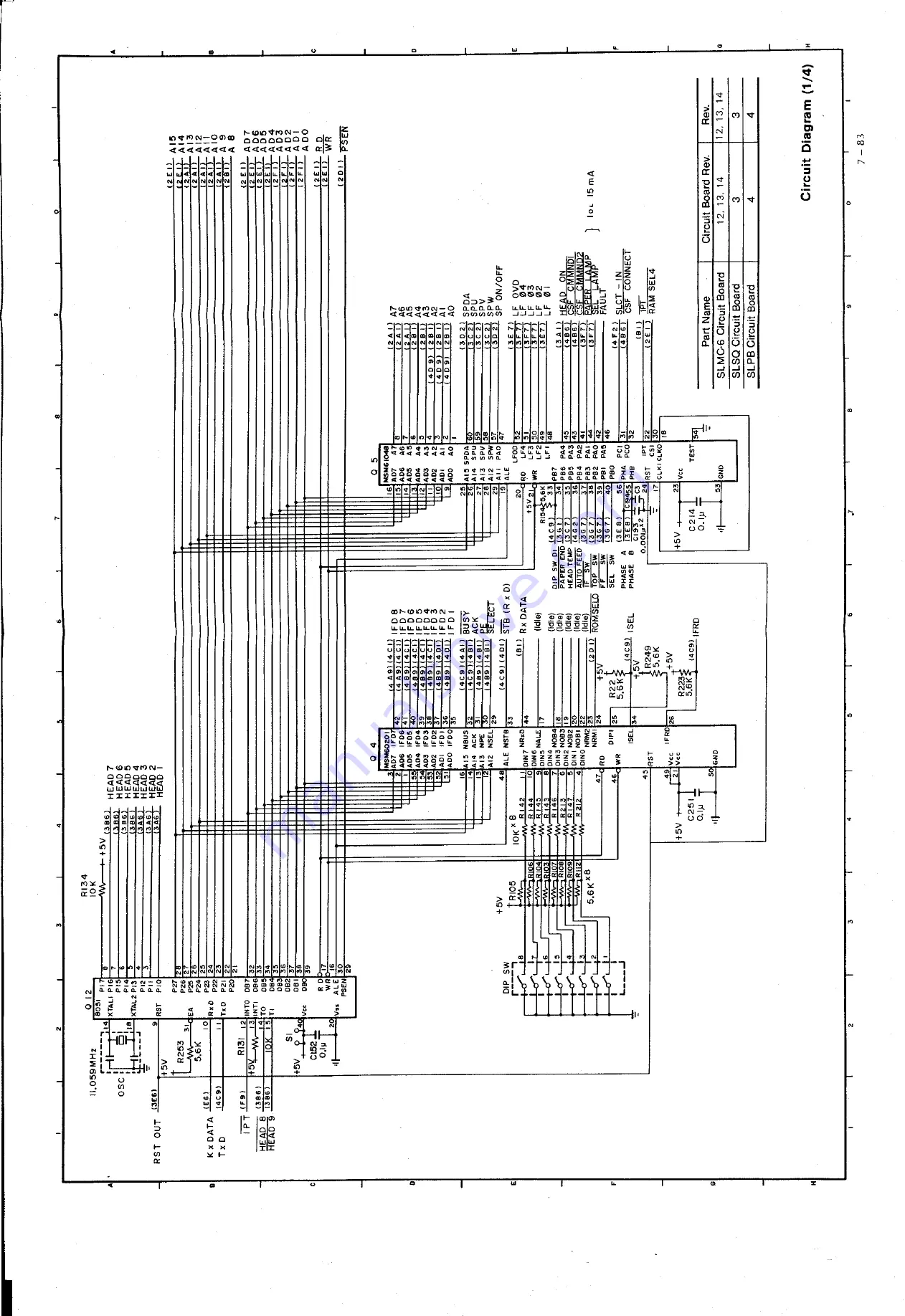 Oki Microline 182 Maintenance Manual Download Page 131