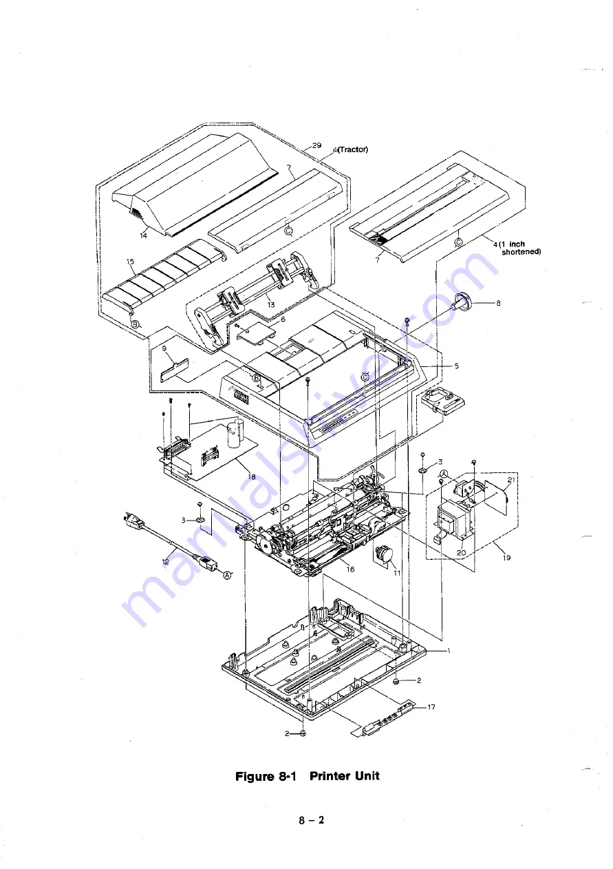 Oki Microline 182 Maintenance Manual Download Page 153