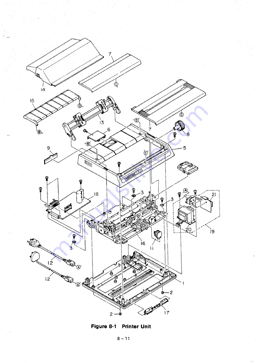 Oki Microline 182 Maintenance Manual Download Page 162