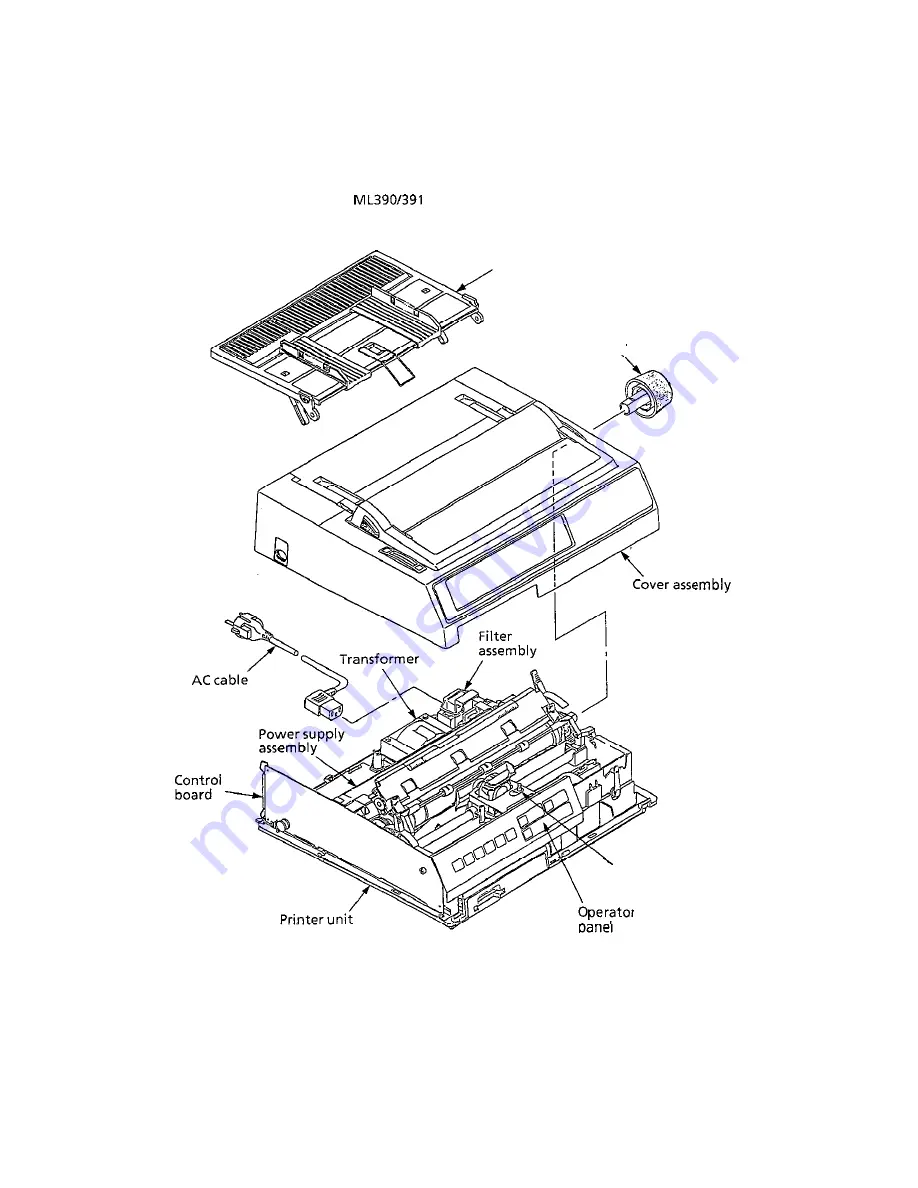 Oki Microline 390 Maintenance Manual Download Page 8