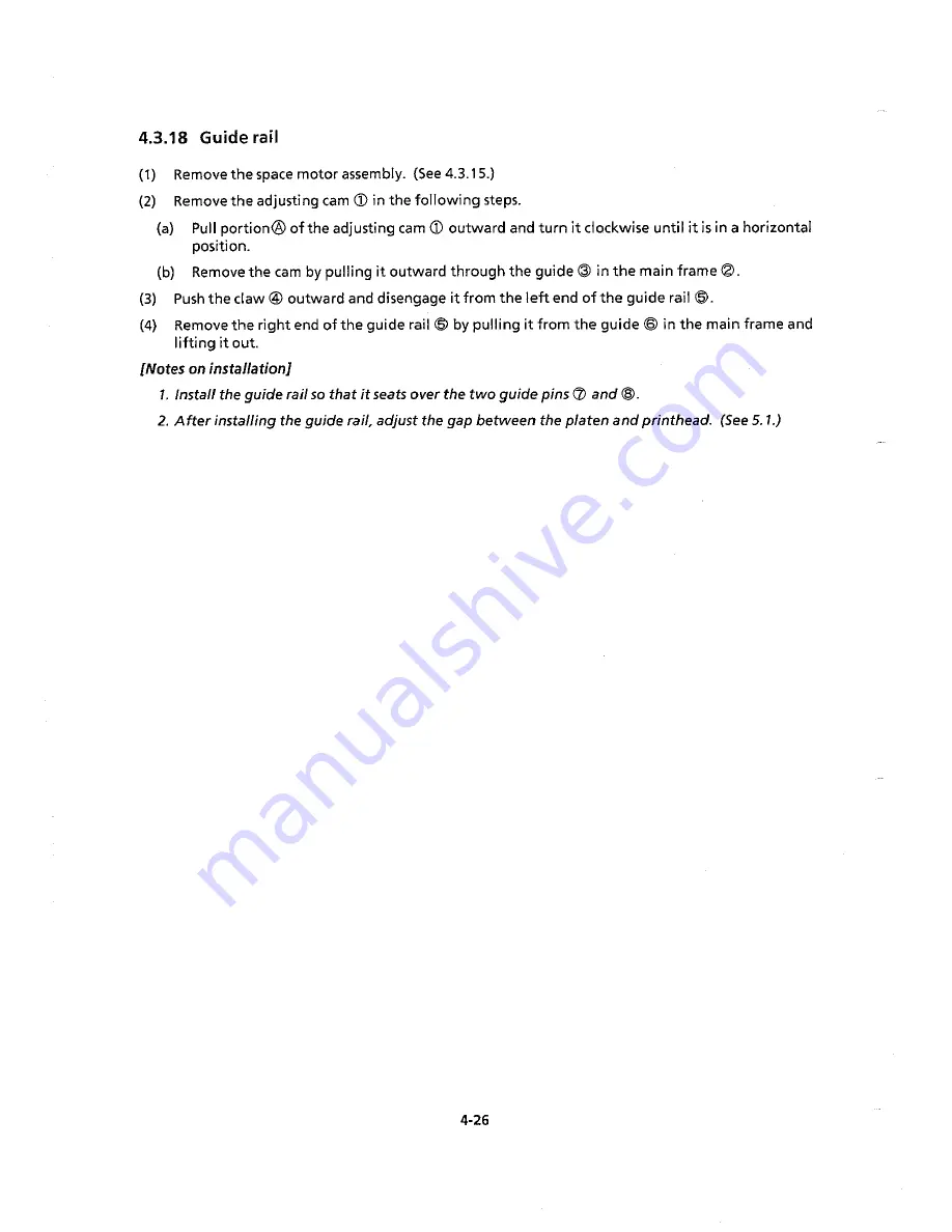 Oki Microline 390 Maintenance Manual Download Page 85