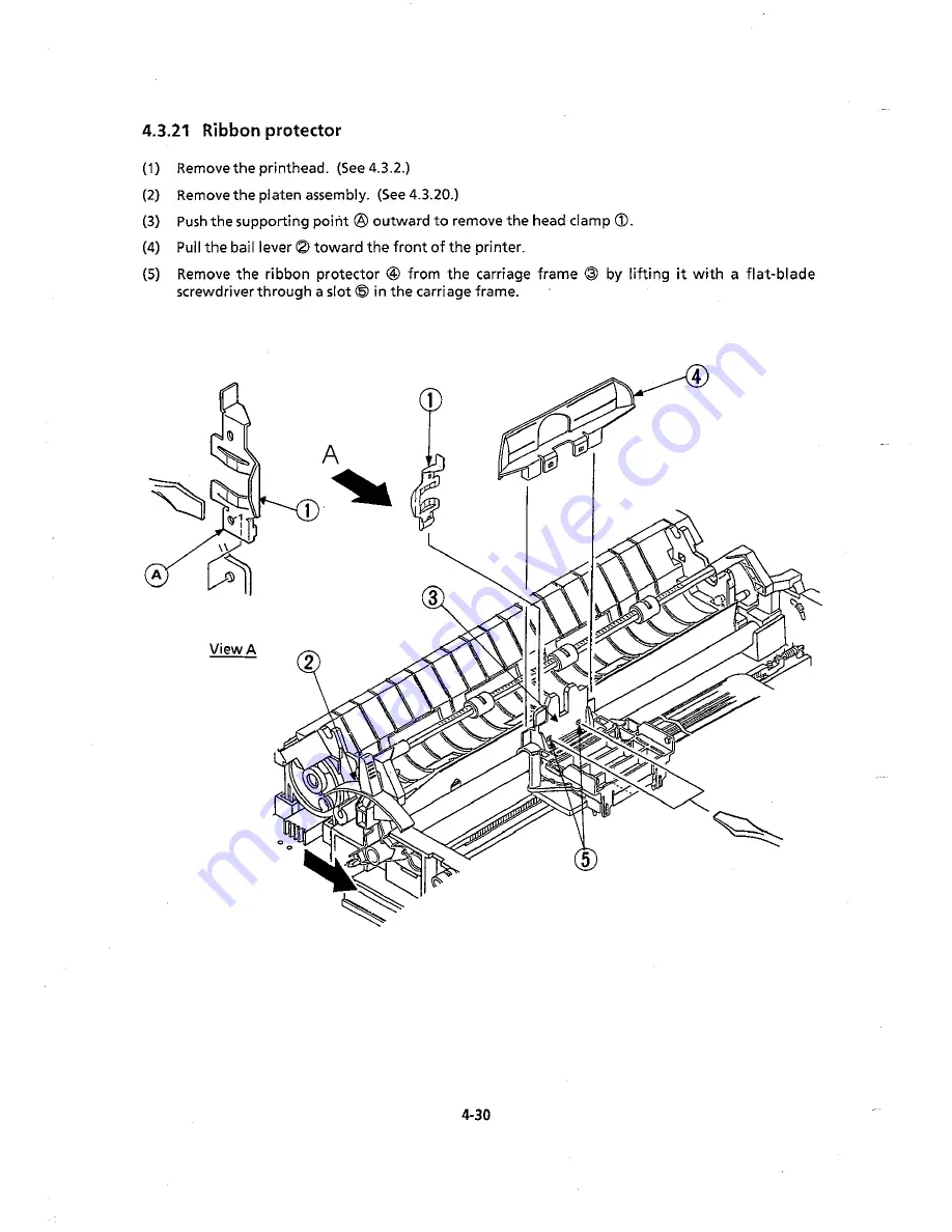 Oki Microline 390 Maintenance Manual Download Page 89