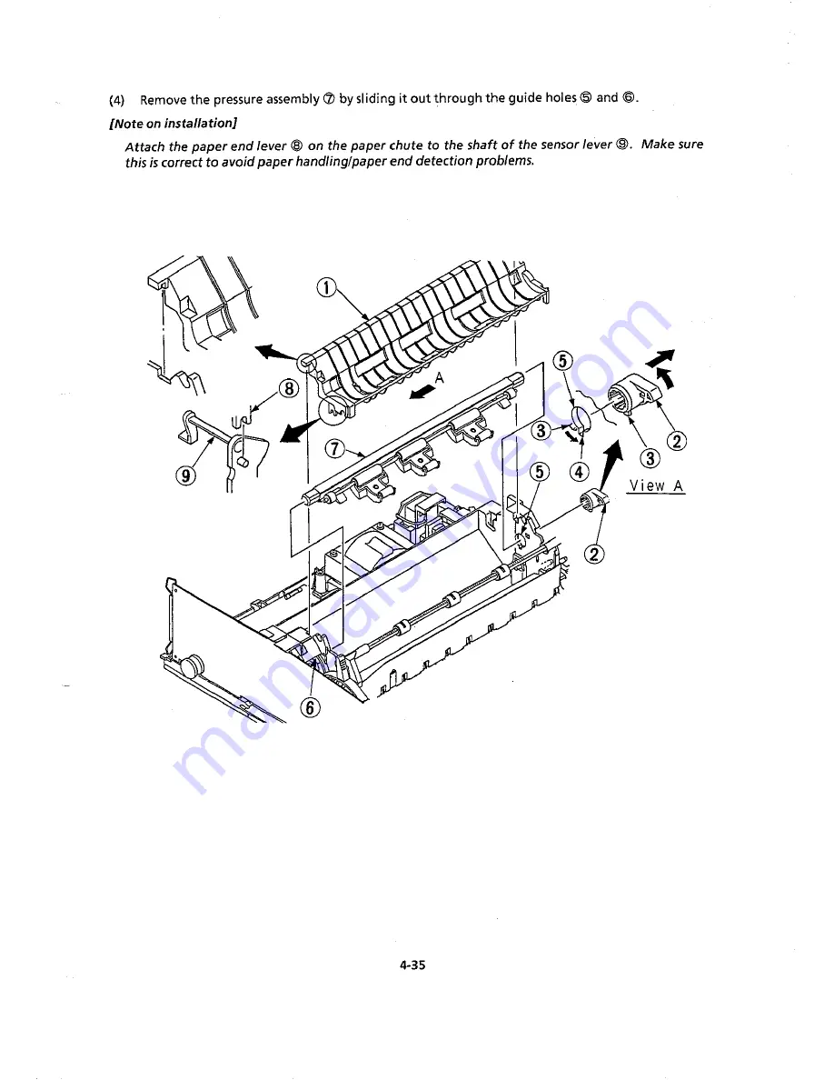 Oki Microline 390 Maintenance Manual Download Page 94