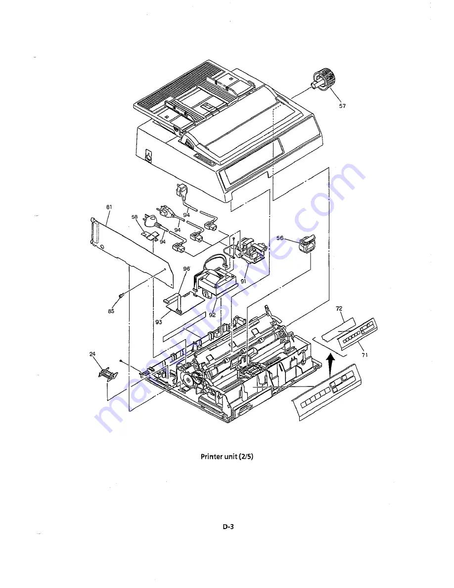 Oki Microline 390 Maintenance Manual Download Page 144