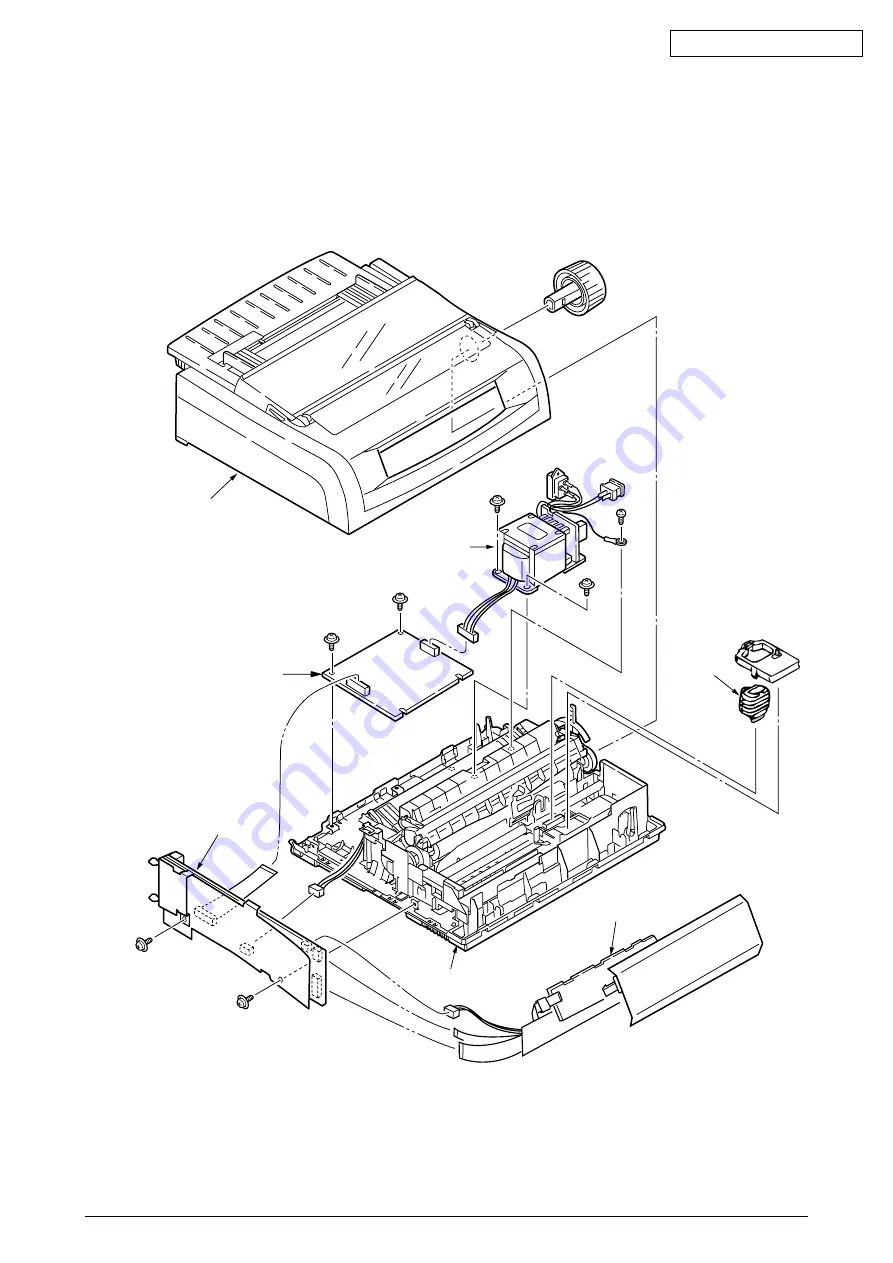 Oki ML420 Series Maintenance Manual Download Page 55