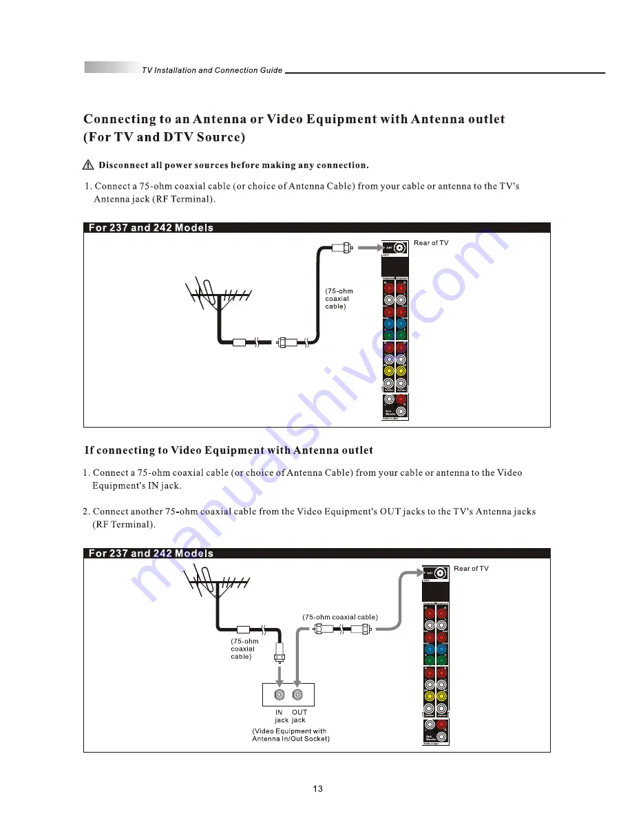 Olevia 237T User Manual Download Page 15