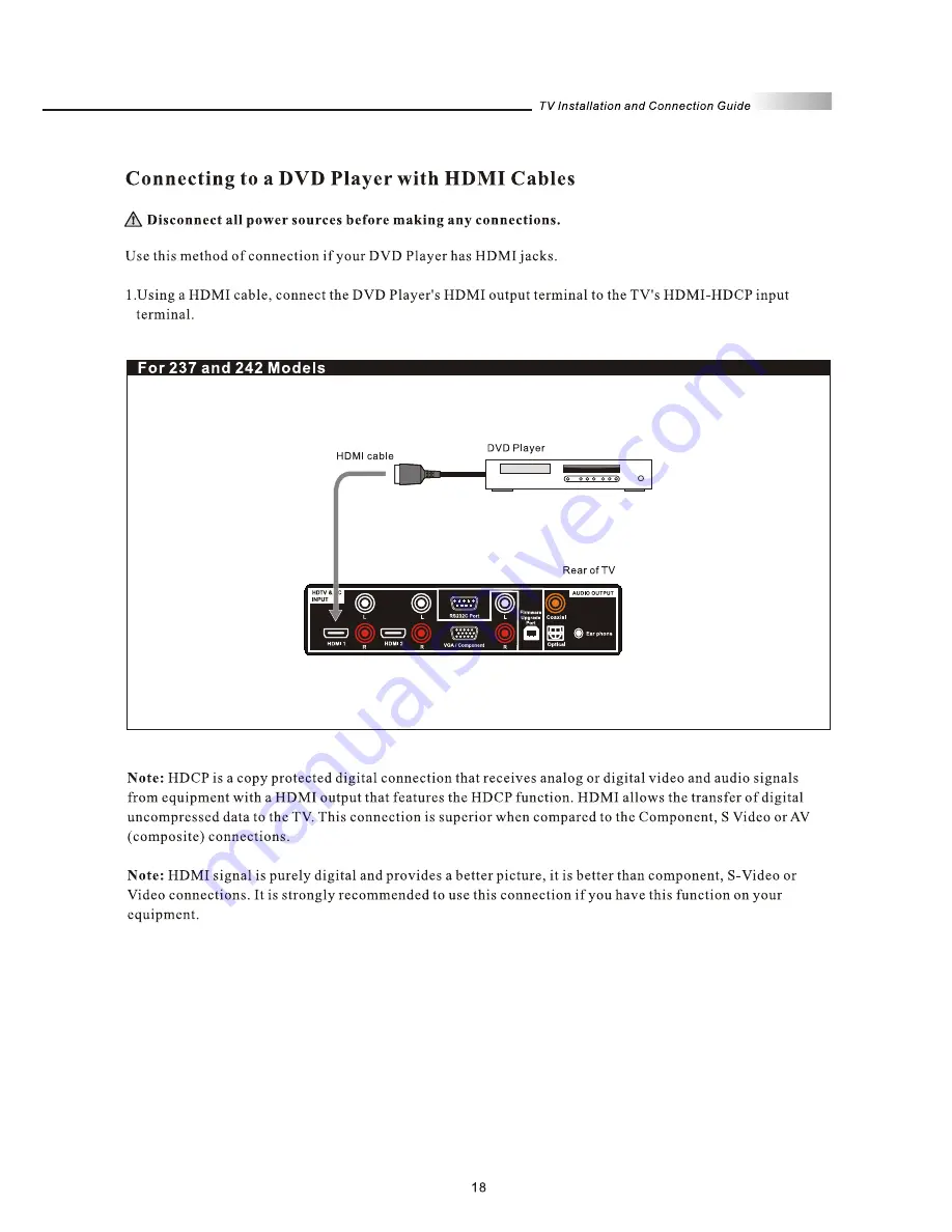 Olevia 237T User Manual Download Page 20