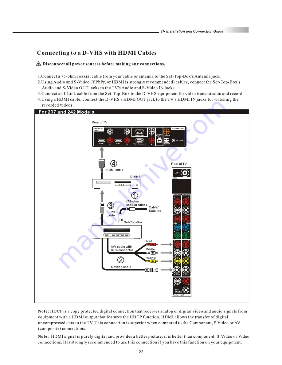 Olevia 237T User Manual Download Page 24