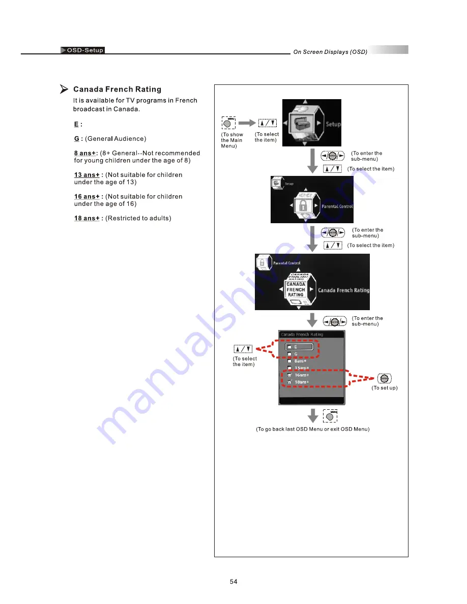 Olevia 237T User Manual Download Page 56