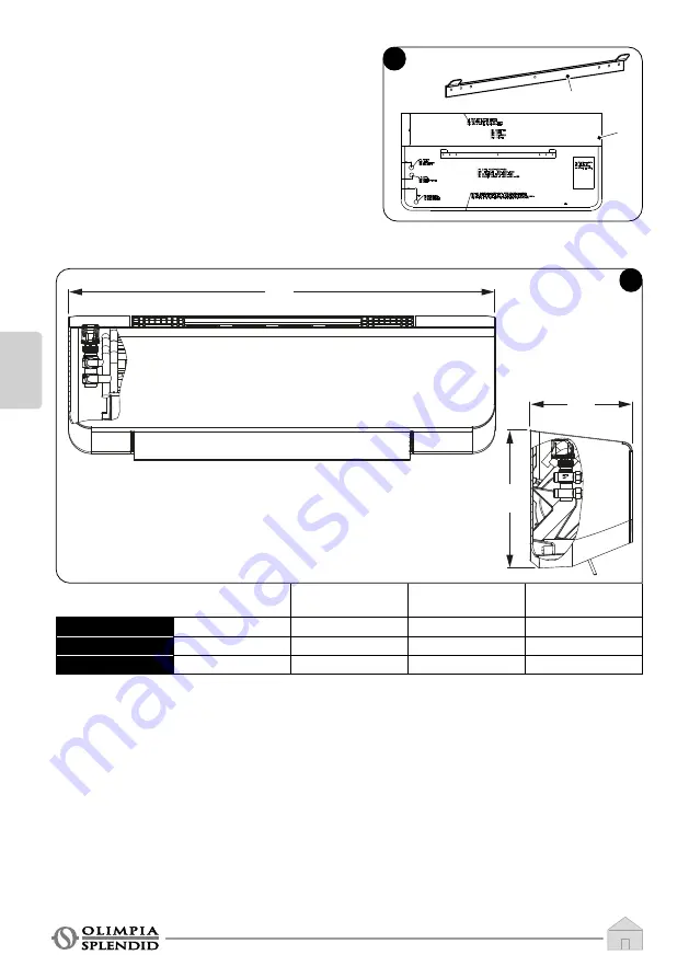 Olimpia splendid Bi2 WALL TR 1000 Instructions For Use And Maintenance Manual Download Page 180