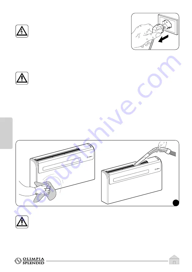 Olimpia splendid Unico Air 10 SF EVA Instructions For Use And Maintenance Manual Download Page 184