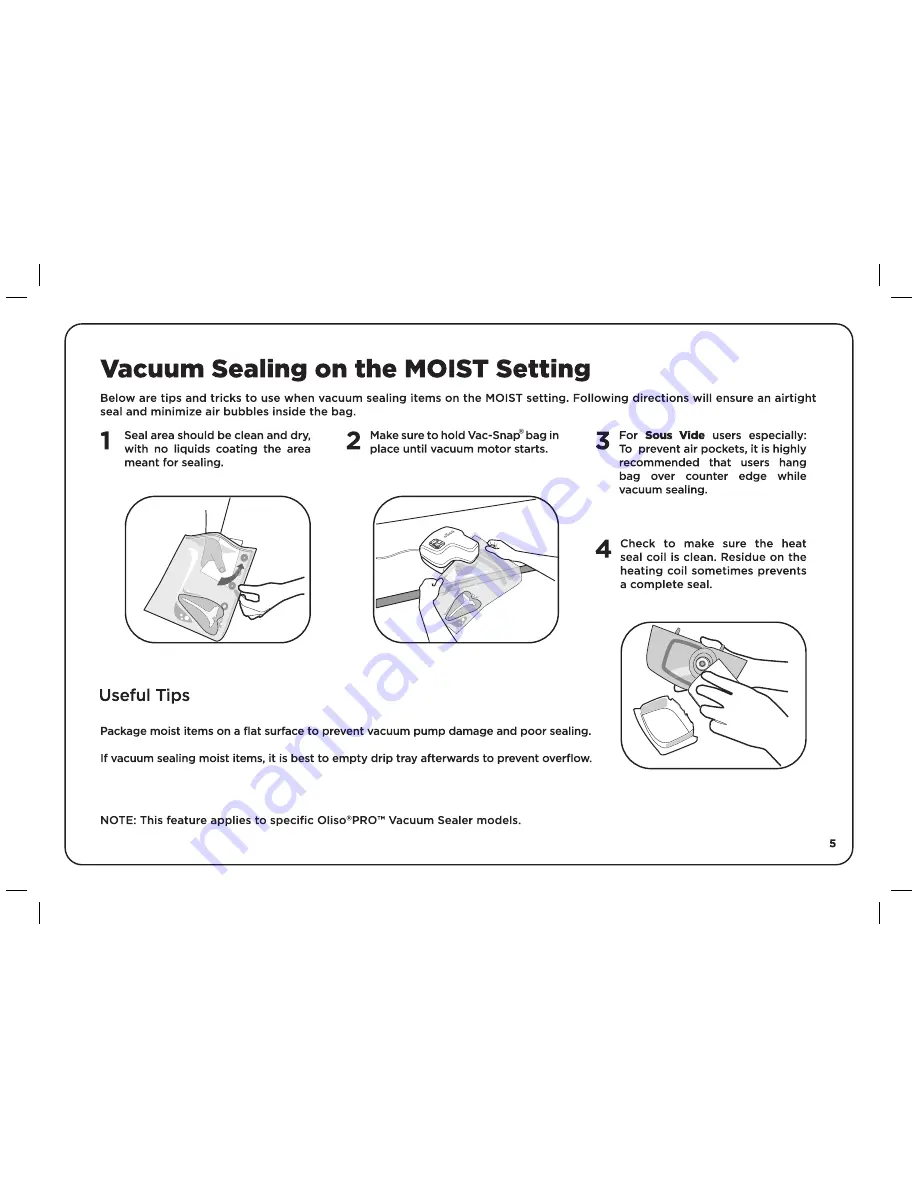 Oliso PRO-1000 User Manual Download Page 6