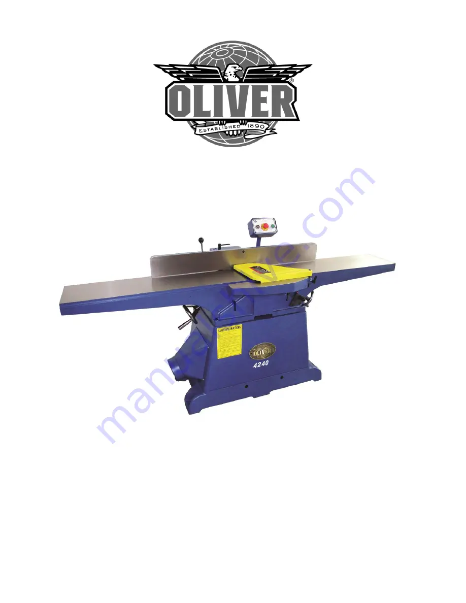 Oliver 4240 Owner'S Manual Download Page 1