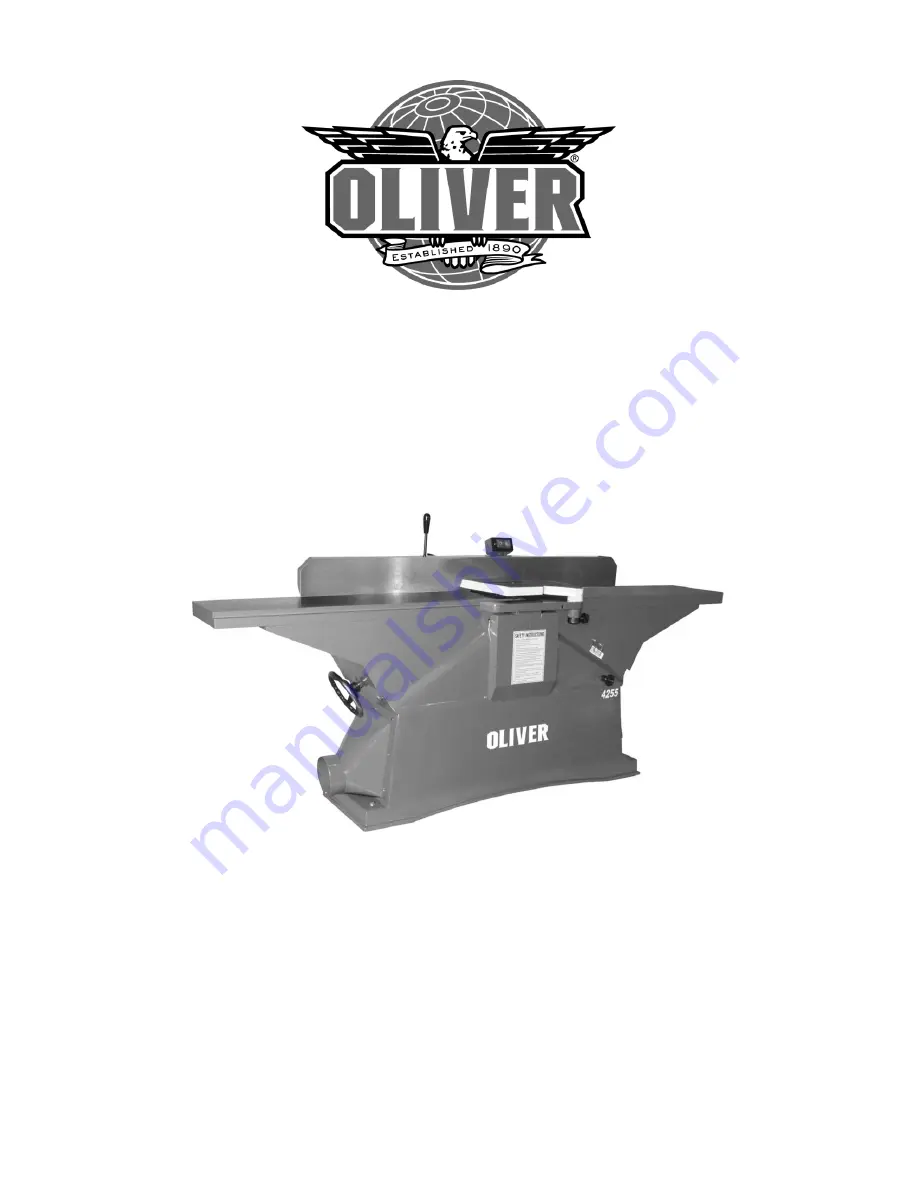 Oliver 4255 Owner'S Manual Download Page 1