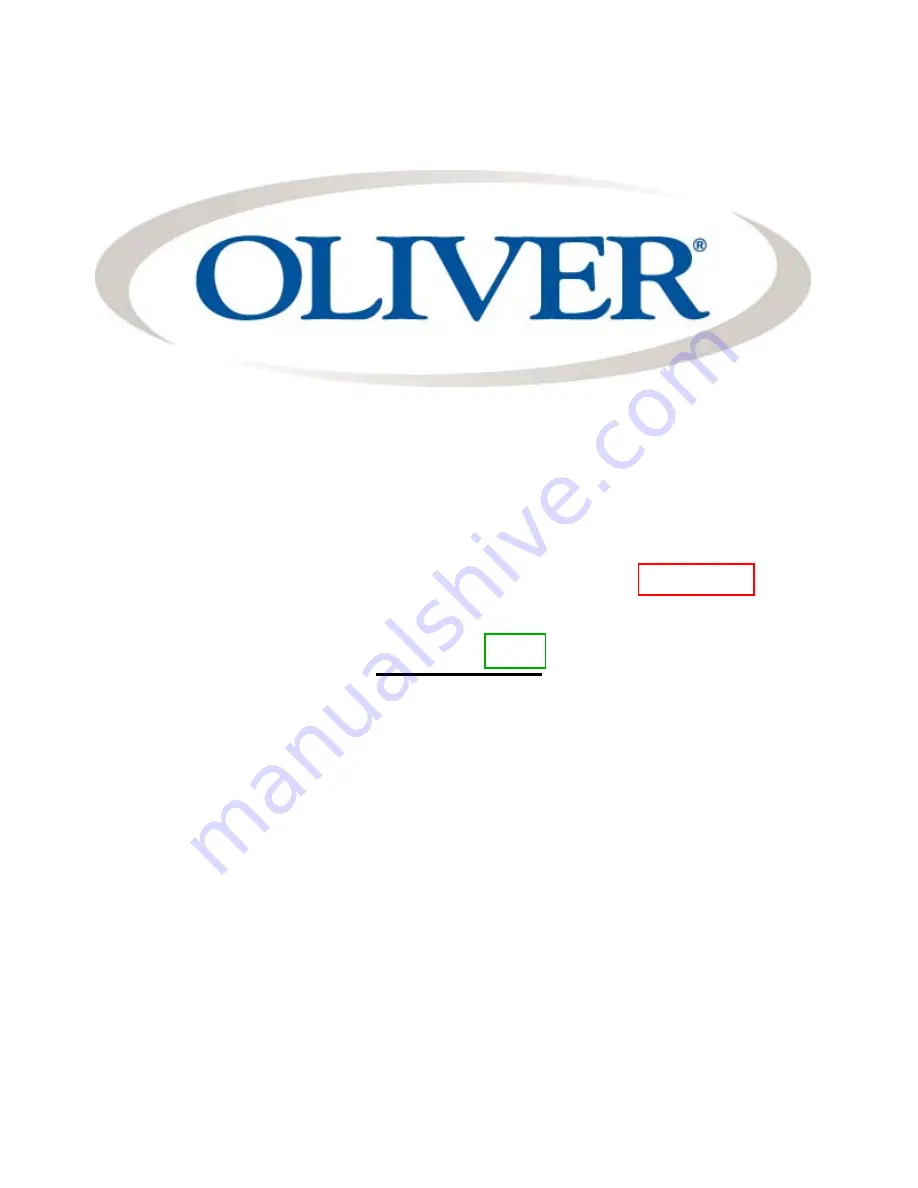 Oliver 641 User'S Operating And Instruction Manual Download Page 1