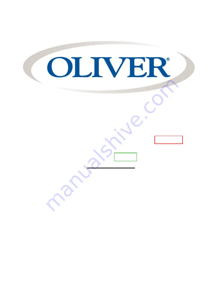 Oliver 705-N User'S Operating And Instruction Manual Download Page 1