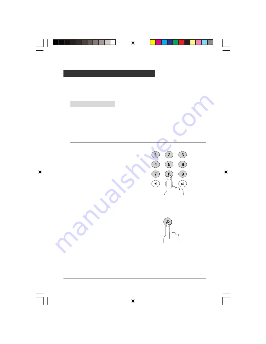 Olivetti Copia 9915F Facsimile Operation Manual Download Page 44