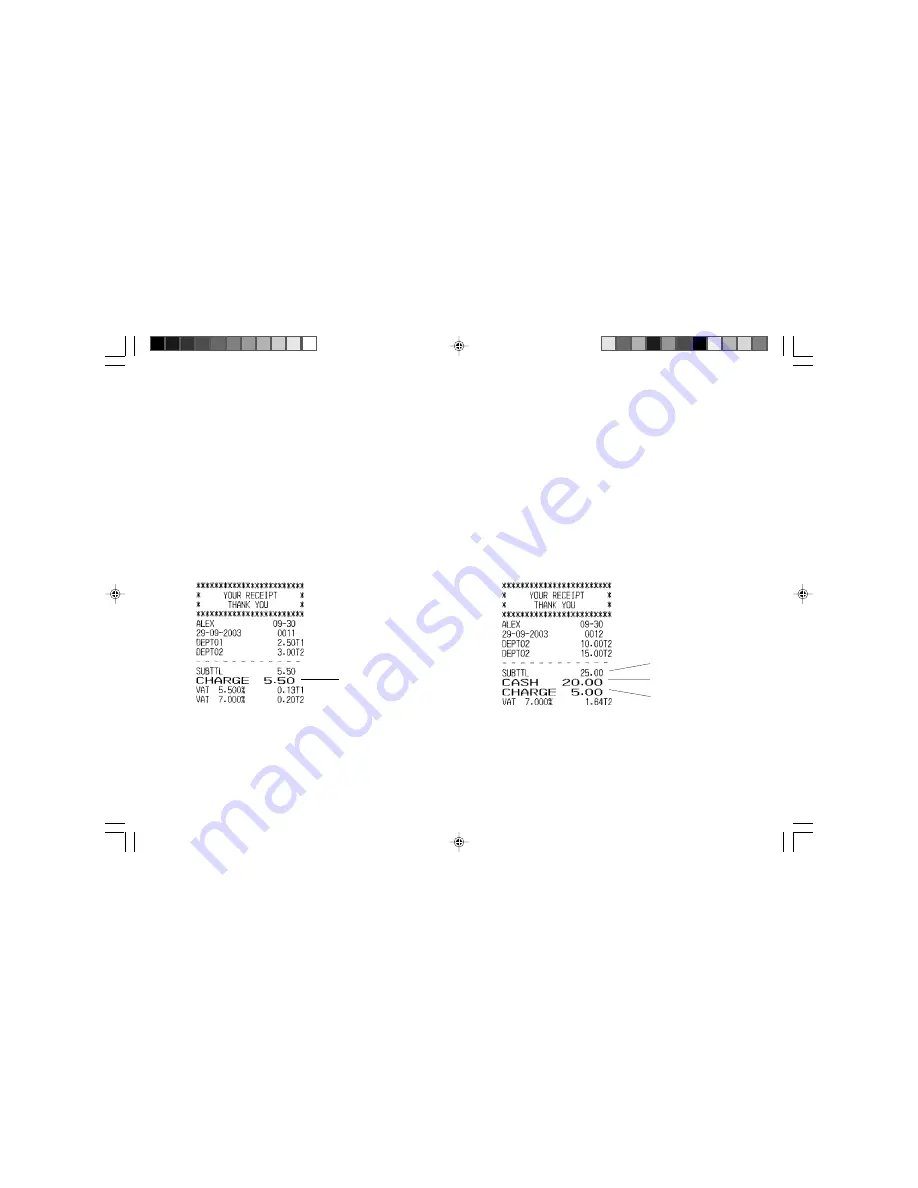 Olivetti ECR 5500 Instructions Manual Download Page 45