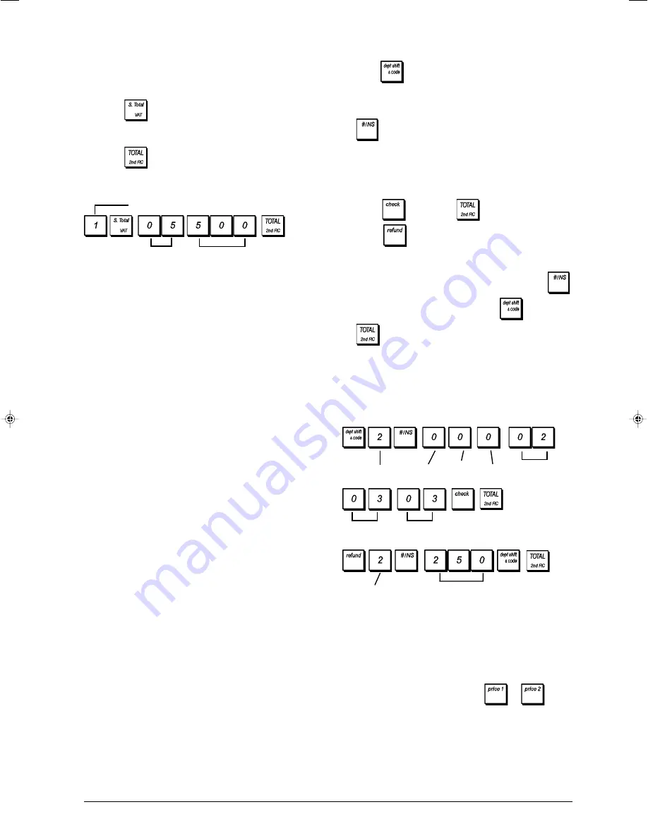 Olivetti ECR 6920 F Скачать руководство пользователя страница 15