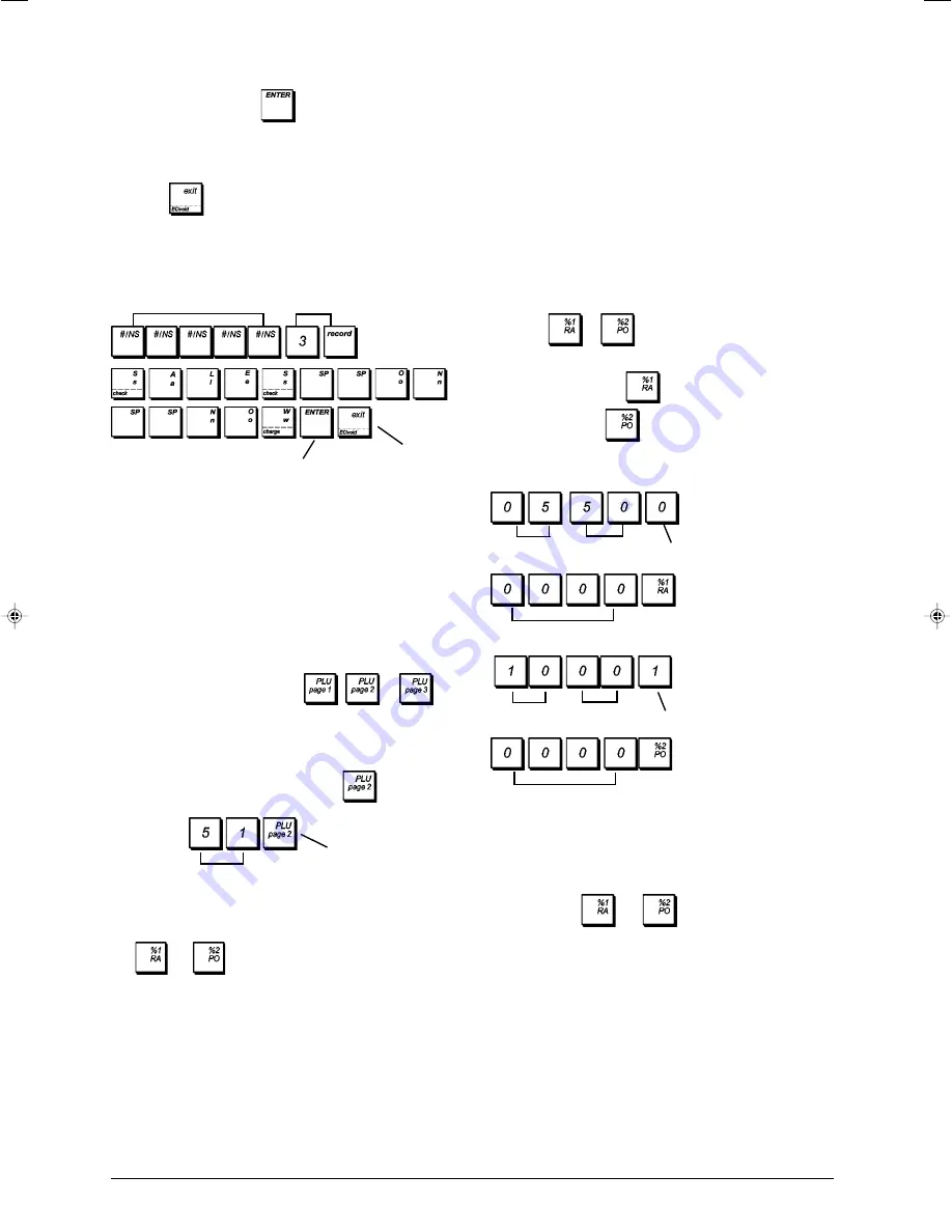 Olivetti ECR 6920 F Скачать руководство пользователя страница 18