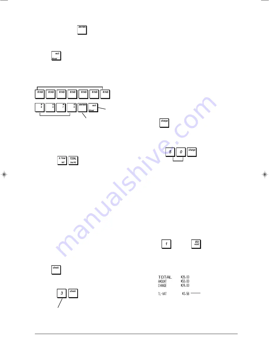 Olivetti ECR 6920 F Скачать руководство пользователя страница 23