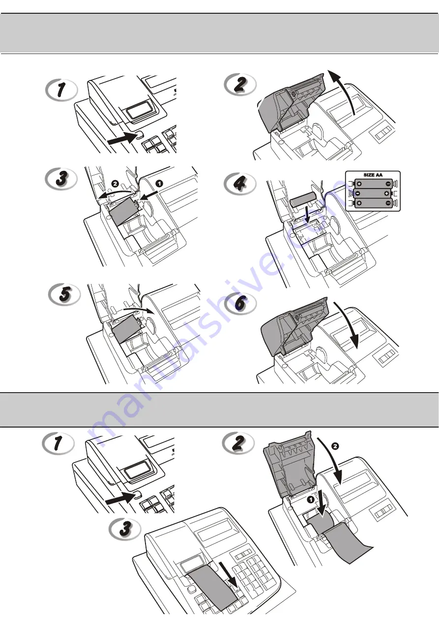 Olivetti ECR 7190 Quick Manual Download Page 3