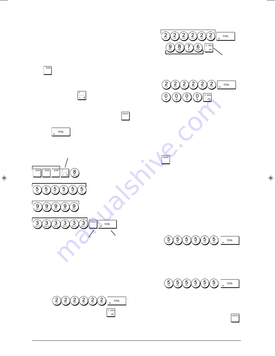 Olivetti ECR 7700 Brugervejledning Download Page 20