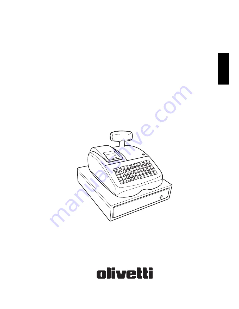 Olivetti ECR 8100 Manual Usager Download Page 1