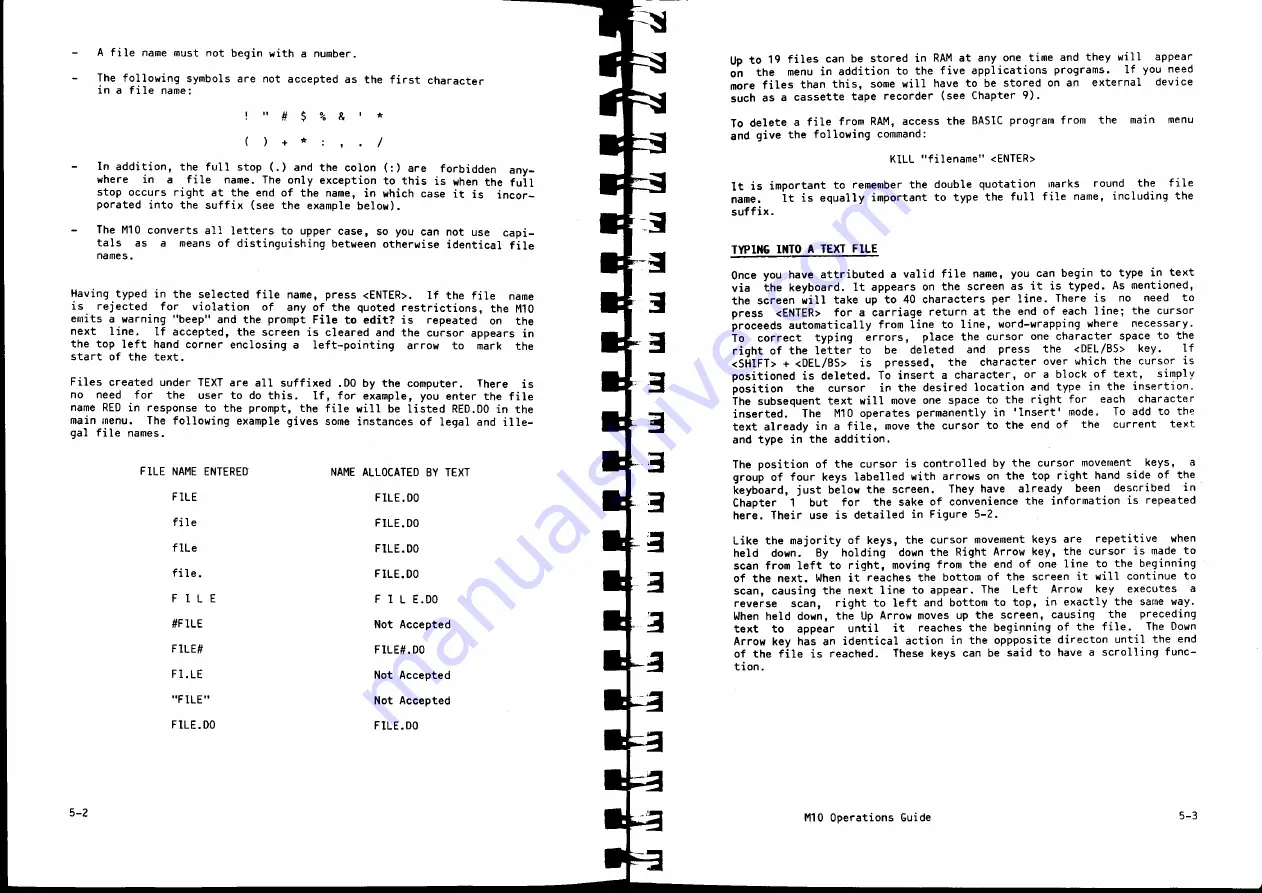 Olivetti M10 Скачать руководство пользователя страница 24