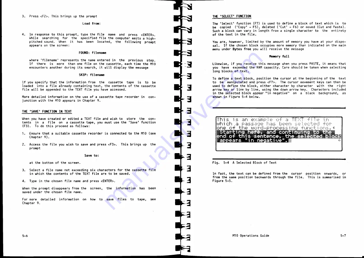 Olivetti M10 Operation Manual Download Page 26