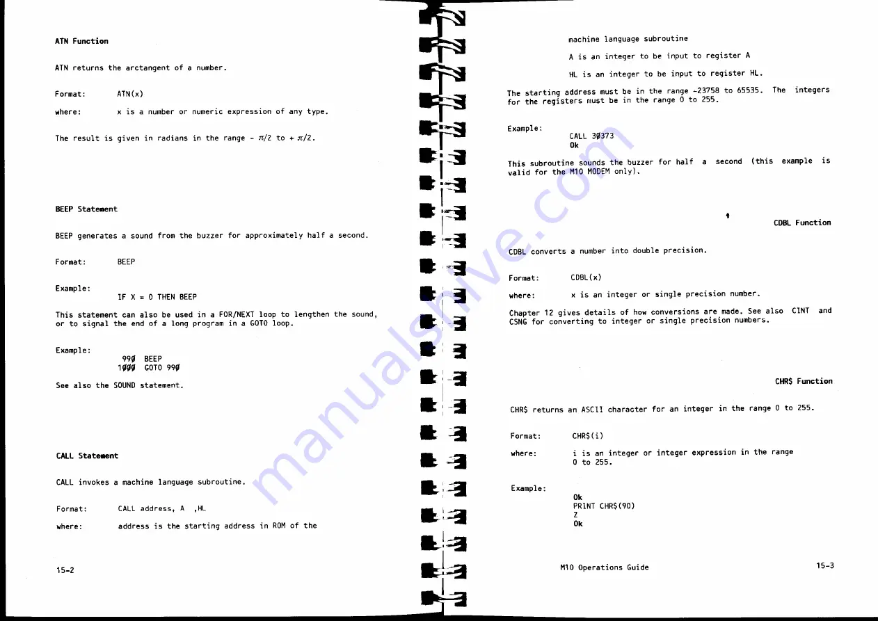 Olivetti M10 Скачать руководство пользователя страница 60