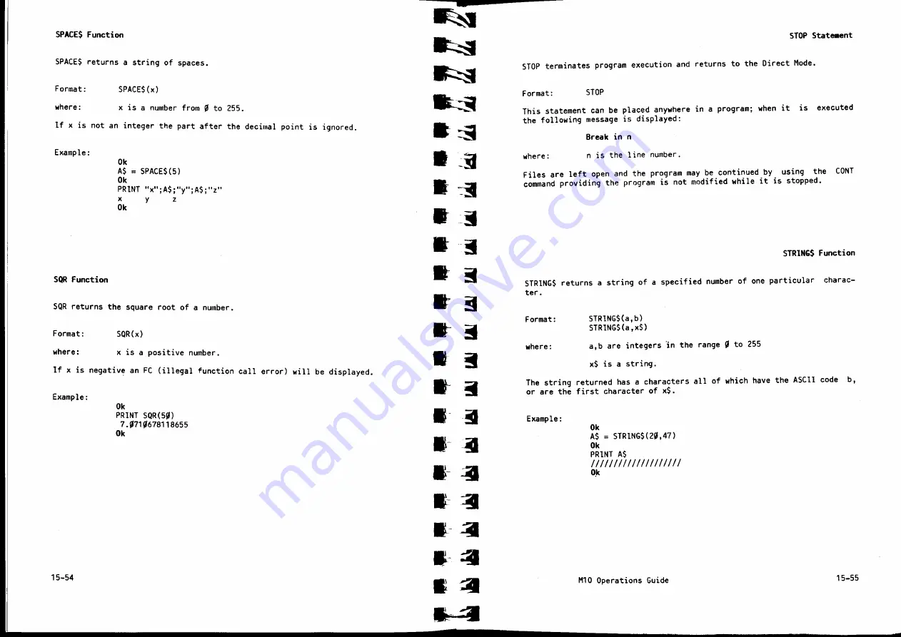 Olivetti M10 Operation Manual Download Page 86