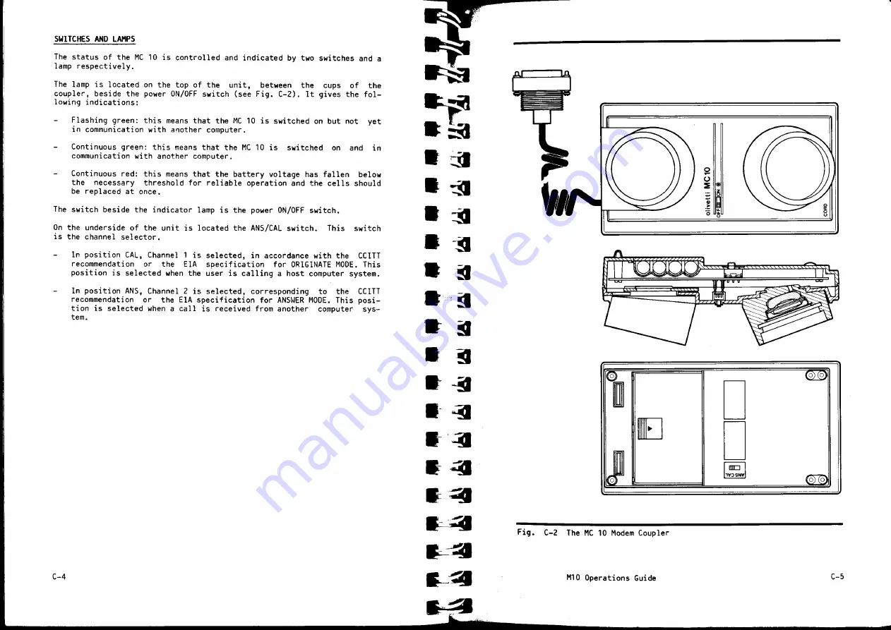 Olivetti M10 Скачать руководство пользователя страница 95