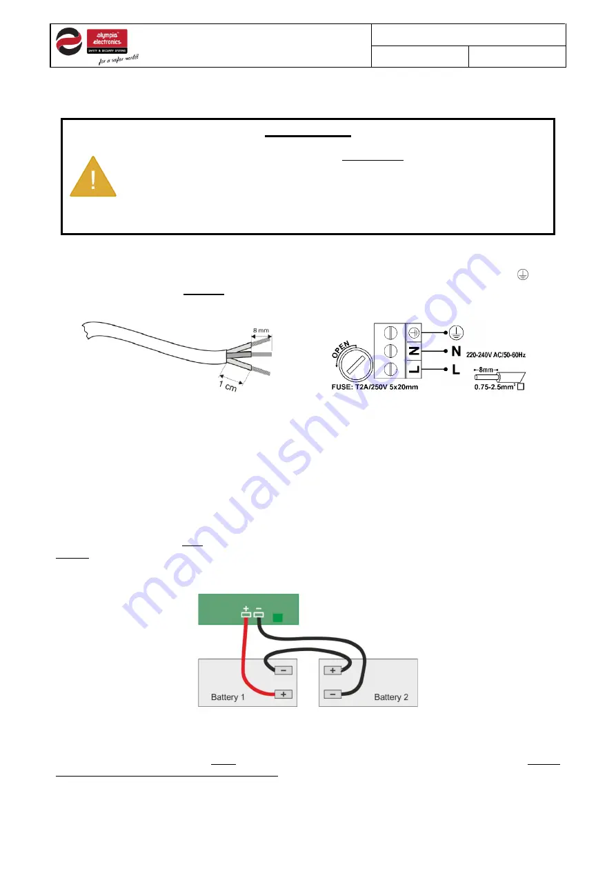 olympia electronics GR-750 Series Manual Download Page 18