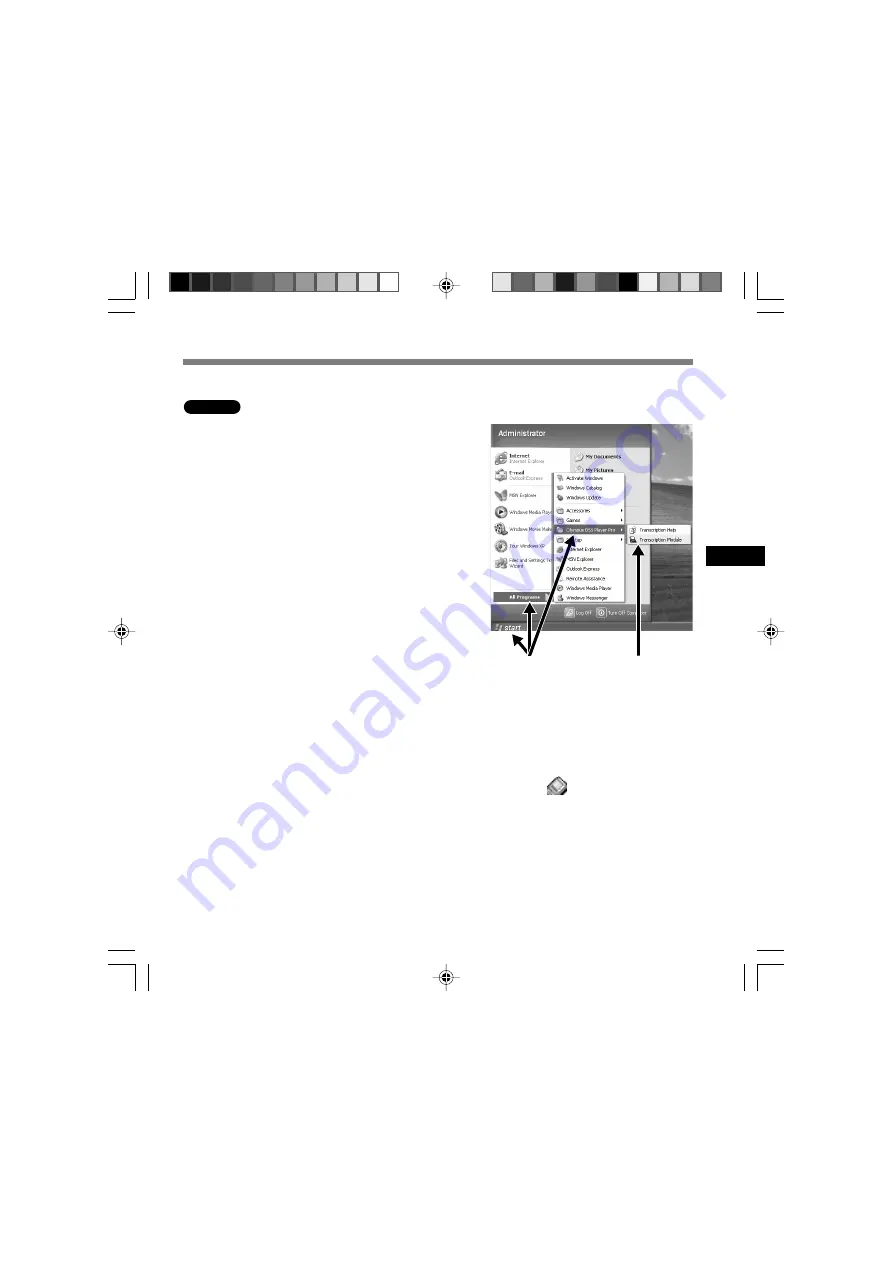 Olympus AS4000 - AS Transcription Kit Instructions Manual Download Page 9