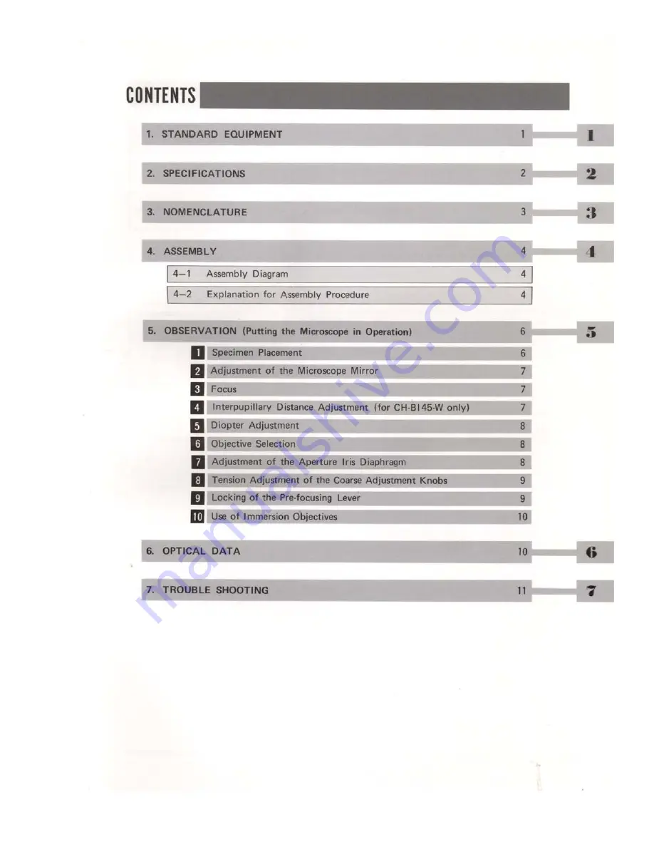 Olympus CHD Instructions Manual Download Page 3